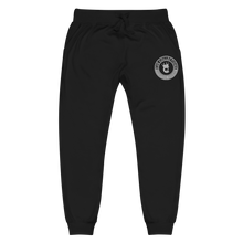 Load image into Gallery viewer, Black Unisex fleece sweatpants (Logo)