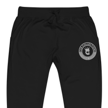 Load image into Gallery viewer, Black Unisex fleece sweatpants (Logo)
