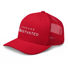 Load image into Gallery viewer, Red Forever Moneyvated Trucker Cap