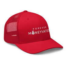Load image into Gallery viewer, Red Forever Moneyvated Trucker Cap