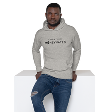 Load image into Gallery viewer, Gray Forever MONEYVATED Unisex Hoodie