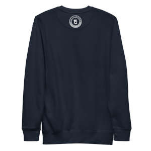 Navy Blue Embroidered Unisex Premium Sweatshirt