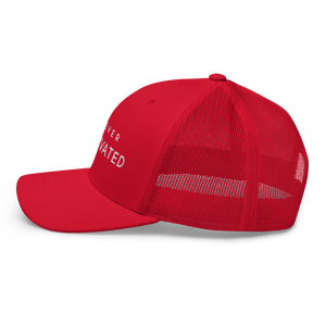 Red Forever Moneyvated Trucker Cap