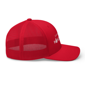 Red Forever Moneyvated Trucker Cap